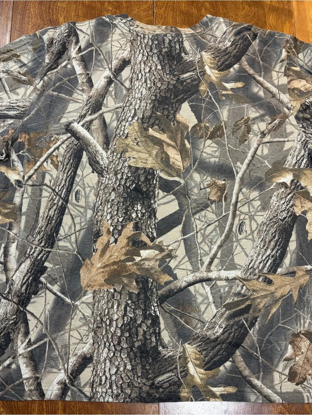 Winchester Realtree Hardwoods Camo Pocket T-Shirt Mens 2XL Hunting Fishing Tee